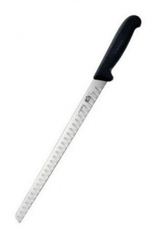 Нож кухонный Victorinox Fibrox (5.4623.30) стальной филейный для рыбы лезв.300мм рифленый край черный от магазина РЭССИ