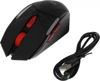 Мышь Defender Horrodine GM-237 черный оптическая 3200dpi беспров. USB (52237) от магазина РЭССИ