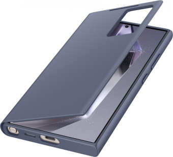 Чехол (флип-кейс) Samsung для Samsung Galaxy S24 Ultra Smart View Wallet Case S24 Ultra фиолетовый (EF-ZS928CVEGRU) от магазина РЭССИ
