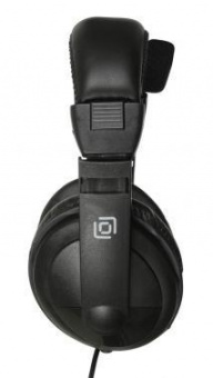 Наушники с микрофоном Оклик HS-M137V черный 1.8м мониторные оголовье (614046) от магазина РЭССИ
