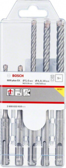Набор буров Bosch 2608833910 (5пред.) для перфораторов от магазина РЭССИ