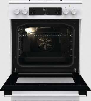 Плита Комбинированная Gorenje GKS6C70WJ белый (без крышки) реш.сталь от магазина РЭССИ