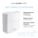 Картинка Бесшовный Mesh роутер Asus ZenWiFi XT9 (W-2-PK) AX7800 2.5GE/USB3.0 белый (упак.:2шт) от магазина РЭССИ Бесшовный Mesh роутер Asus ZenWiFi XT9 (W-2-PK) AX7800 2.5GE/USB3.0 белый (упак.:2шт) от магазина РЭССИ