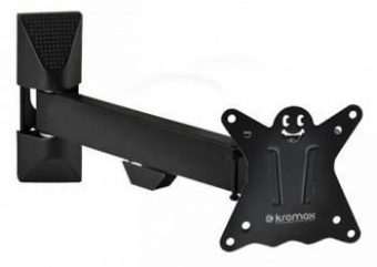 Кронштейн для телевизора Kromax CASPER-103 черный 10"-32" макс.25кг настенный поворот и наклон от магазина РЭССИ
