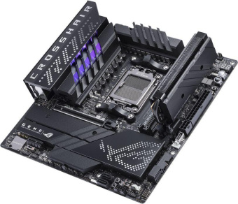 Материнская плата Asus ROG CROSSHAIR X670E GENE SocketAM5 AMD X670 2xDDR5 mATX AC`97 8ch(7.1) 2.5Gg RAID от магазина РЭССИ