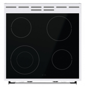 Плита Электрическая Gorenje GECS6C70WC белый/черный стеклокерамика (без крышки) от магазина РЭССИ