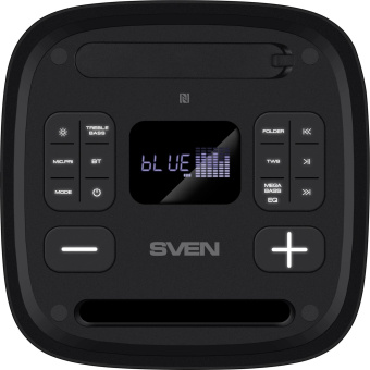 Колонка порт. Sven АС PS-950 черный 160W Mono BT/3.5Jack 8800mAh (SV-022396) от магазина РЭССИ
