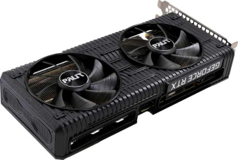 Видеокарта Palit PCI-E 4.0 PA-RTX3060 DUAL OC 12G NVIDIA GeForce RTX 3060 12Gb 192bit GDDR6 1320/15000 HDMIx1 DPx3 HDCP Ret от магазина РЭССИ