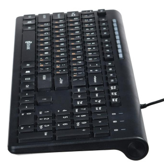 Клавиатура Оклик 480M черный/черный USB slim Multimedia от магазина РЭССИ