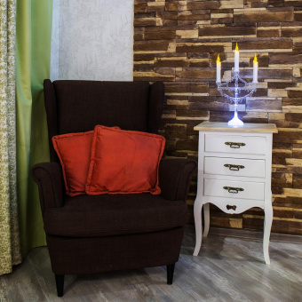 Светильник Neon-Night Home Подсвечник со свечками 4лам. ПВХ/медь (513-034) от магазина РЭССИ