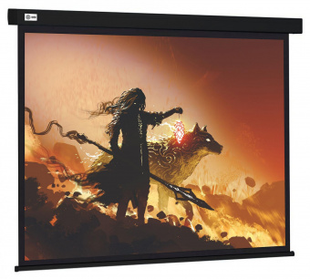 Экран Cactus 149.4x265.7см Wallscreen CS-PSW-149X265-BK 16:9 настенно-потолочный рулонный черный от магазина РЭССИ