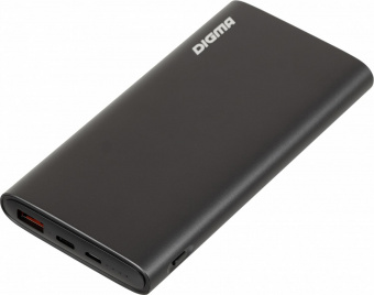 Мобильный аккумулятор Digma DGPF10F 10000mAh 3A QC PD 20W 1xUSB серый (DGPF10F20AGY) от магазина РЭССИ