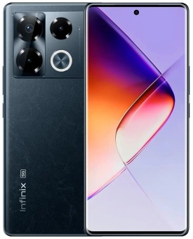 Смартфон Infinix X6851B Note 40 Pro+ 5G 256Gb 12Gb черный моноблок 3G 4G 2Sim 6.78" 1080x2436 Android 14 108Mpix 802.11 a/b/g/n/ac NFC GPS GSM900/1800 GSM1900 TouchSc Protect A-GPS от магазина РЭССИ
