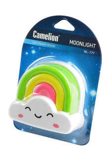 Светильник Camelion NL-177 "Радуга" ночник с выключателем, 3LED, 1Вт BL1 от магазина РЭССИ