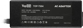 Блок питания TopON TOP-TS04 90W-15V 6A от бытовой электросети от магазина РЭССИ