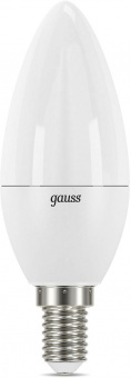 Лампа светодиодная Gauss E14 7Вт цок.:E14 свеча 220B 3000K св.свеч.бел.теп. C37 (упак.:10шт) (103101107-D) от магазина РЭССИ