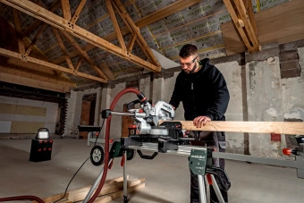 Торцовочная пила Metabo KGS 254 M 1800Вт 4500об/мин d=254мм от магазина РЭССИ