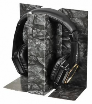 Наушники с микрофоном Оклик HS-L310G Guardian черный/золотистый 1.5м мониторные оголовье (359483) от магазина РЭССИ