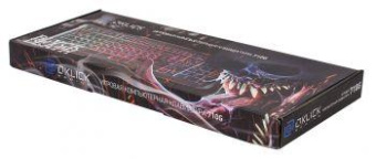 Клавиатура Оклик 710G BLACK DEATH черный/серый USB Multimedia for gamer LED от магазина РЭССИ