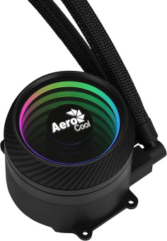 Система водяного охлаждения Aerocool Mirage L120 Soc-AM4/1151/1200/2066/1700 4-pin 20-27dB Al+Cu 200W 756gr LED Ret от магазина РЭССИ