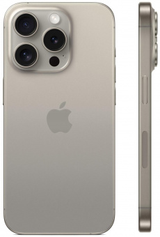 Смартфон Apple A3104 iPhone 15 Pro 256Gb титан моноблок 3G 4G 2Sim 6.1" 1179x2556 iOS 17 48Mpix 802.11 a/b/g/n/ac/ax NFC GPS GSM900/1800 TouchSc Protect от магазина РЭССИ