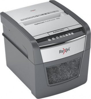 Шредер Rexel Optimum AutoFeed 45X черный с автоподачей (секр.P-4) фрагменты 45лист. 20лтр. скрепки скобы пл.карты от магазина РЭССИ