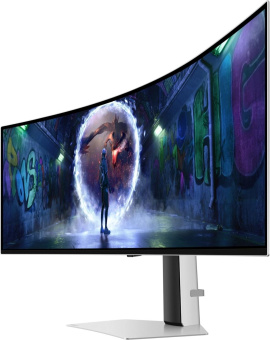 Монитор Samsung 49" Odyssey OLED G9 S49DG932SIXCI серебристый OLED LED 32:9 HDMI матовая HAS 250cd 178гр/178гр 5120x1440 240Hz FreeSync Premium Pro DP USB 12.9кг от магазина РЭССИ