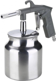 Пистолет пескоструйный Zitrek 8036J 200л/мин соп.:6мм бак:0.75л серый/серебристый от магазина РЭССИ