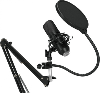 Микрофон проводной Оклик SM-600G 2.5м черный от магазина РЭССИ