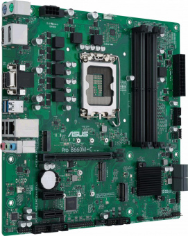 Материнская плата Asus PRO B660M-C-CSM Soc-1700 Intel B660 4xDDR5 mATX AC`97 8ch(7.1) GbLAN RAID+VGA+HDMI+DP от магазина РЭССИ