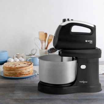 Миксер стационарный Vitek VT-1417 700Вт черный/хром от магазина РЭССИ