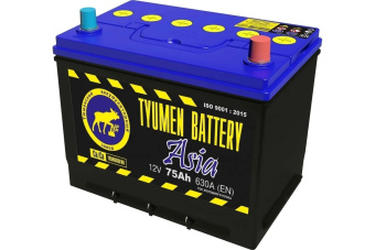 Аккумуляторная батарея TYUMEN BATTERY Тюмень asia 6ст -75.0 l TNSa75.0 от магазина РЭССИ