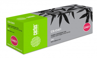 Картридж лазерный Cactus CS-O401 44992403 черный (1500стр.) для Oki B401/MB441/451 от магазина РЭССИ