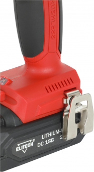 Дрель-шуруповерт Elitech ДА 18БЛ2 аккум. патрон:быстрозажимной (кейс в комплекте) (E2201.011.01) от магазина РЭССИ