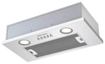 Вытяжка встраиваемая Krona Selina 600 PB белый управление: кнопочное (1 мотор) от магазина РЭССИ