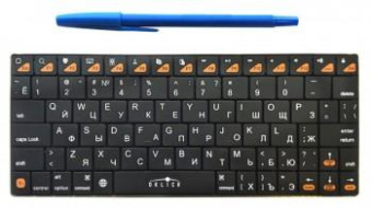 Клавиатура Оклик 840S черный USB беспроводная BT slim от магазина РЭССИ