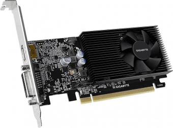 Видеокарта Gigabyte PCI-E GV-N1030D4-2GL NVIDIA GeForce GT 1030 2048Mb 64 DDR4 1177/2100 DVIx1 HDMIx1 HDCP Ret low profile от магазина РЭССИ