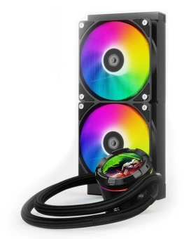 Система водяного охлаждения ID-Cooling SL240 XE ARGB Soc-AM5/AM4/1151/1200/2066/1700 черный 4-pin 14-30dB Al+Cu 300W Ret от магазина РЭССИ