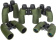 Бинокль Levenhuk 10-10x 40мм Army 10x40 зеленый (81932) от магазина РЭССИ