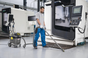 Строительный пылесос Karcher NT 40/1 Tact Te L 1380Вт (уборка: сухая/влажная) серый от магазина РЭССИ