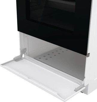 Плита Электрическая Gorenje GE5A21WH белый эмалированный металл (стеклянная крышка) от магазина РЭССИ