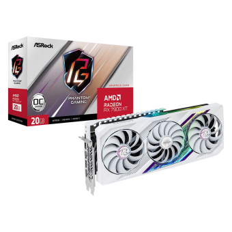Видеокарта Asrock PCI-E 4.0 RX7900XT PGW 20GO AMD Radeon RX 7900XT 20Gb 320bit GDDR6 2075/20000 HDMIx1 DPx3 HDCP Ret от магазина РЭССИ