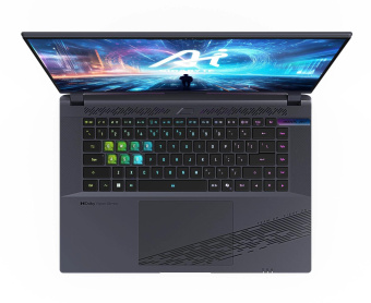 Ноутбук Gigabyte Aorus 16X Core i7 13650HX 16Gb SSD1Tb NVIDIA GeForce RTX4060 8Gb 16" IPS QHD+ (2560x1600) Free DOS grey WiFi BT Cam (9KG-43KZC54SD) от магазина РЭССИ