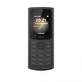 Мобильный телефон Nokia 110 4G DS 0.048 черный моноблок 3G 4G 2Sim 1.8" 240x320 Series 30+ 0.3Mpix GSM900/1800 MP3 FM microSD max32Gb от магазина РЭССИ