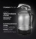 Картинка Чайник электрический Polaris PWK 1753CGL 1.5л. 1950Вт черный (корпус: стекло) от магазина РЭССИ Чайник электрический Polaris PWK 1753CGL 1.5л. 1950Вт черный (корпус: стекло) от магазина РЭССИ