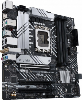 Материнская плата Asus PRIME B660M-A WIFI D4 Soc-1700 Intel B660 4xDDR4 mATX AC`97 8ch(7.1) GbLAN RAID+HDMI+DP от магазина РЭССИ