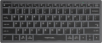 Клавиатура A4Tech Fstyler FX61 серый USB slim LED (FX61 GREY) от магазина РЭССИ