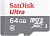 Флеш карта microSDXC 64Gb Class10 Sandisk SDSQUNR-064G-GN3MN Ultra w/o adapter от магазина РЭССИ
