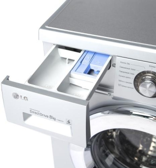 Стиральная машина LG F1296TD4 класс: A загр.фронтальная макс.:8кг серебристый от магазина РЭССИ