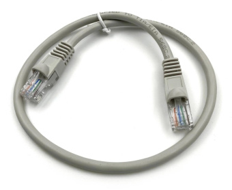 Патч-корд KingPrice KP-PC-c5e-0.5m-g 1Гбит/с UTP 4 пары cat.5E CCA molded 0.5м серый RJ-45 (m)-RJ-45 (m) от магазина РЭССИ